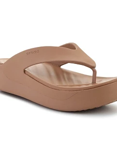 CROCS GATAWAY PLATFORM FLIP MILK CHOCOLATE 209410-2JJ dámske
