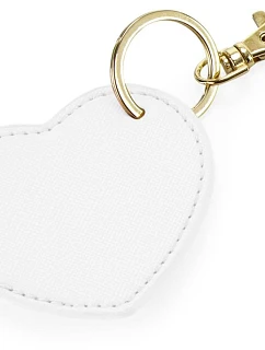 BagBase BG 746 Prívesok na kľúče v tvare srdca „Boutique“ 52.0746 soft white