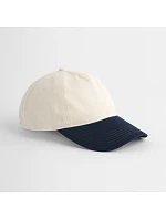 Beechfield B 67 5-panelová kontrastná čiapka s kšiltom 53.0067 natural/french navy Beechfield B 67 5-panelová kontrastná čiapka s kšiltom 53.0067 natural/french navy