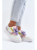 Damskie Sneakersy Eko Skórzane Multikolor Avanalis