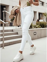 Dámske džínsové nohavice MOLI white FashionStreet UY1871