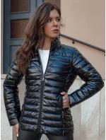 Dámska prešívaná prechodná bunda so stojačikom BUSY BEE black FashionStreet TY4538