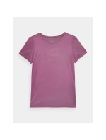 Dámske rýchloschnúce tréningové tričko regular fit 4F 4FWAW24TFTSF1011-53S