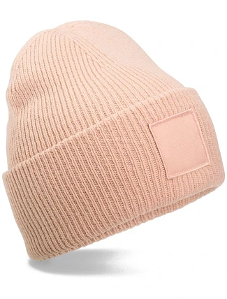 Beechfield B 336R Pletená čiapka Patch „Tonal“ 53.336R broskyňová