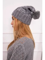 Fleecová čiapka Paris K213 svetlo šedá