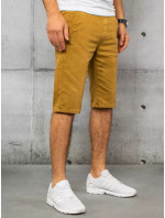 Pánske horčicové džínsové šortky Dstreet SX1434