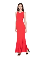 Šaty dlhé VT090 červené - Venaton