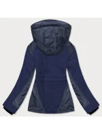Dámska zimná lyžiarska bunda navy blue/melange (b2356)