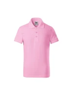 Malfini Pique Polo Jr MLI-22230 ružová polokošeľa