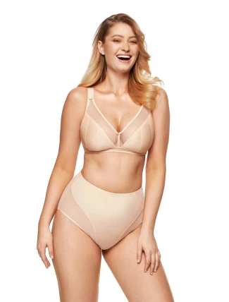 Dámska mäkká podprsenka ZARA-B2 V1 nude - Gorteks