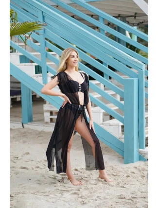 Dámske pareo 19 D81A-19 black - Self