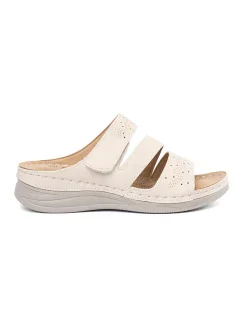 Módne dámske ponožky Jasnobeżowy na klin