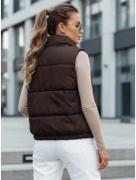 Dámska prešívaná vesta URBANELLE hnedá FashionStreet TY4970