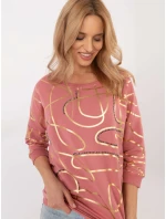 Blúzka CLM BZ 1257.71 tmavoružová