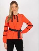 Dámska blúzka LK BZ 506122.35x oranžová - FPrice