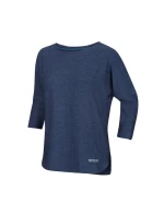 Dámske tričko RWT202 - tmavo šedá žíhaná - DareB2