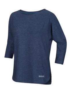 Dámske tričko RWT202 - tmavo šedá žíhaná - DareB2