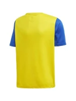 Detské futbalové tričko Estro 19 Jersey JR FT6681 Žlto-modré - Adidas