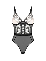 Dámske očarujúce body Vila Blanes Teddy black - Obsessive