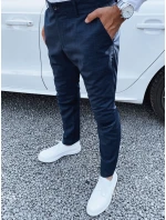 Pánske tmavomodré nohavice FashionStreet chinos UX4393
