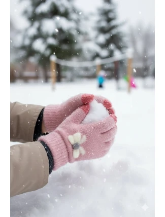 Dievčenské rukavice Noviti RZ069 Fluffy