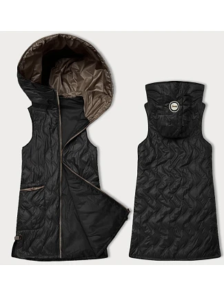 Dámske prešívané tričko bez rukávov S'West Black (B8348-1) Dámske prešívané tričko bez rukávov S'West Black (B8348-1)