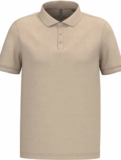 Kariban K 254 Pánske polo tričko z piké 20.K254 light sand