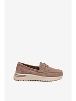Semišové poltopánky 26PB18 beige - Jezzi Semišové poltopánky 26PB18 beige - Jezzi