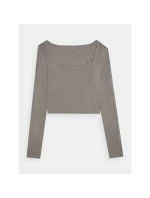 Dámske hladké tričko s dlhým rukávom 4F 4FRSS24TLONF499-82S