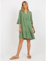 Šaty D73761M30214C khaki