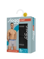 Pánske boxerky Start Short C2P box - BLACK - black 0004 - SLOGGI