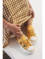 Dziecięce Trampki Na Rzep BIG STAR JJ374056 Żółte