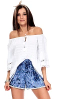 Šortky AT SN 2501A.02 modrá