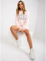 Mikina EM BL U719.82P svetlo ružová