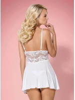 Košieľka 810-BAB white Babydoll - Obsessive