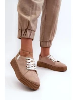 Dámska športová obuv NN276002 / 197885 Beige - Big Star