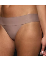 Dámske nohavičky Body Make-Up Illusion String EX - BROWN - svetlohnedá 00ZE - TRIUMPH