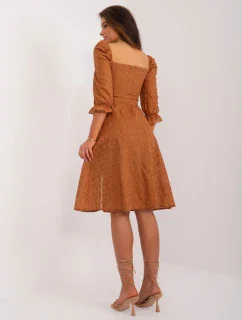 LK SK 509372 šaty.45 svetlohnedá