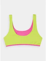 Dievčenské dvojdielne plavky 4F - zelené/ružové