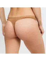 Dámske tangá 2pack QD3788E - W5K - Hnedá - Calvin Klein Dámske tangá 2pack QD3788E - W5K - Hnedá - Calvin Klein