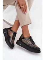 Poloplatformové topánky model 219105 Krok v štýle