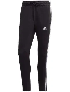 Nohavice adidas Essentials Single Jersey Tapered Open Hem 3-Stripes M IC0044