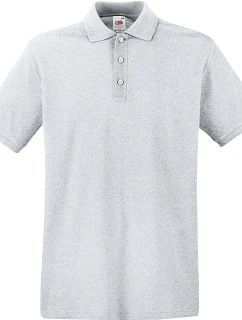 Fruit of the Loom Premium Polo Piqué – polokošeľa 16.3218, melírovaná sivá