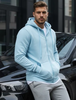 Pánska mikina s kapucňou modrá FashionStreet BX4246