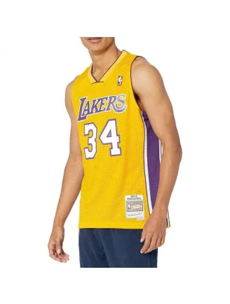Mitchell & Ness Pánsky dres Los Angeles Lakers NBA Swingman Home Jersey Lakers 99 Shaquille O`Neal SMJYGS18179-LALLTGD99SON