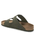 Birkenstock Arizona Vegan Microfaser Regular Dámske a pánske vegánske šľapky Desert Dust Thyme (1024550)