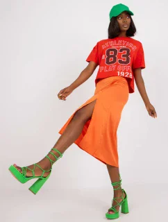 Sukňa WN SD 1705.86 oranžová