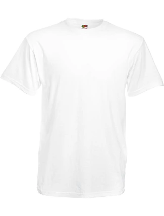 Tričko Fruit of the Loom Heavy Cotton T 16.1212, biele