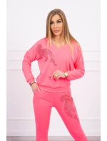 Zirkónová súprava panther set pink neón