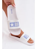 Dámské pantofle Big Star TT274A002 Bílomodré